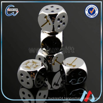 funny enamel custom engrave dice